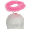 Pink Angel Halo with Marabou Feathers