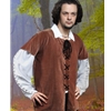 Medieval Vest Adult Brown Large