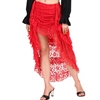 Steampunk Skirt Coral Red Adult 3XL