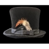 Top Hat Wool-Like Black Adult