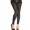 Leggings Black Star Print Adult