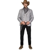 Gray Gunman (4pc) Adult Costume Size M/L