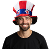 Uncle Sam Top Hat with LED Lights