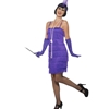 Flapper Purple Adult Costume Size 2X