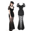 Gothic Lace Mermaid Dress Adult XL