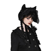 Velvet Cat Ear Bonnet Adult