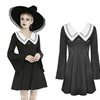 Goth Cross White Doll Collar Dress Adult