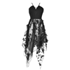 Gothic Butterfly Strap Dress Adult