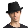 Leatherlike Fedora Black