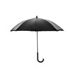 Parasol Leatherlike with Lace Trim Black