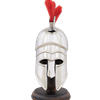 Mini Corinthian Helmet with Red Plume