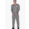 Prisoner (5pc) B&W Adult Costume