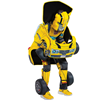 Transformers Bumblebee Transforming Childs Costume-Medium