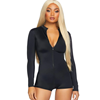 Long Sleeve Zipper Romper