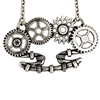 Mechanical Brass Necklace