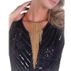 Necklace with Fringe Gold