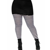 Plus Size Striped Tights