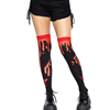 Red Splatter Thigh Highs