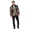 Gold Jacquard Skull Jacket
