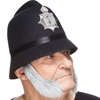 White and Gray Mutton Chop Sideburns