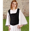 Renaissance Noble Bodice Reversible Black Adult