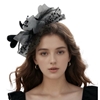 Facinator Feather Headband with Veil