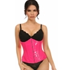 Hot Pink Patent Underbust Corset