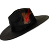 Wide Brim Felt Fedora Hat