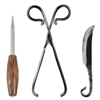 Antique Surgeon Set Awl, Forceps, and Scalpel