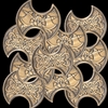 Set of 10 Gold Barbarian LARP Coins