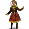 Dark Carnival Clown Girl Kids Costume