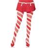 Candy Cane Striped Tights