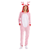 Women’s Pink Rudolph Jumpsuit
