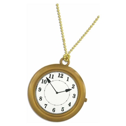 Rapper's Clock Necklace/White Rabbit Watch