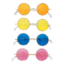 70's Round Colorful Glasses