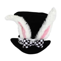 Deluxe White Rabbit Top Hat