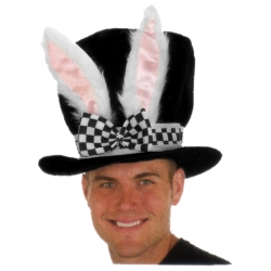 Top Hat with Bunny Ears