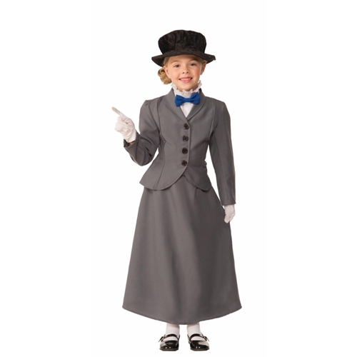 English Nanny Kids Costume