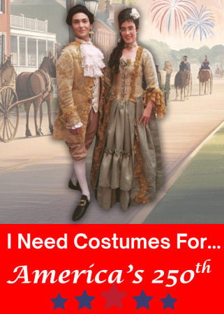 Rent Costumes for America's 250th Anniversary