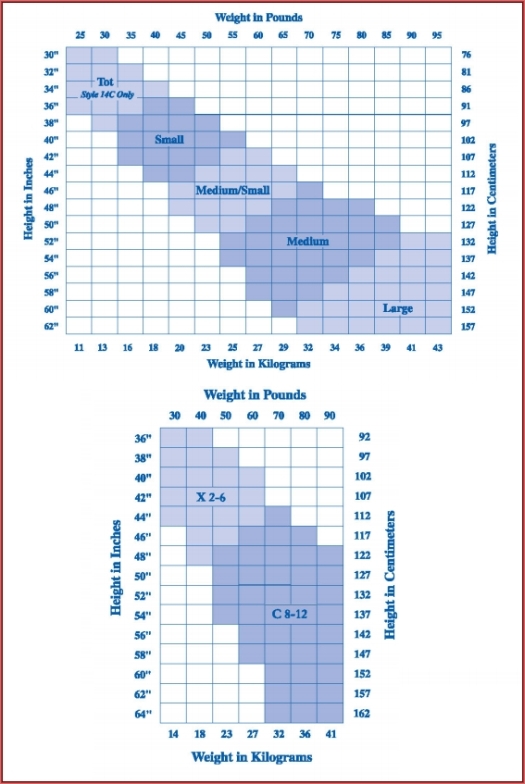 Sizing Chart CVI006C