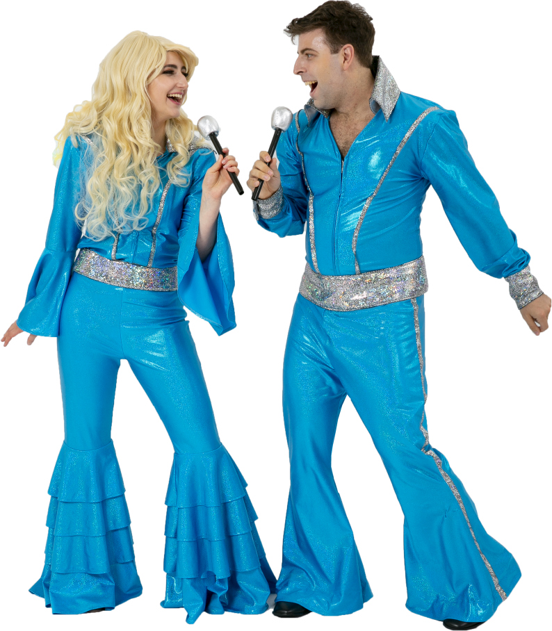 Mamma Mia Unisex Blue Finale Rental Costume