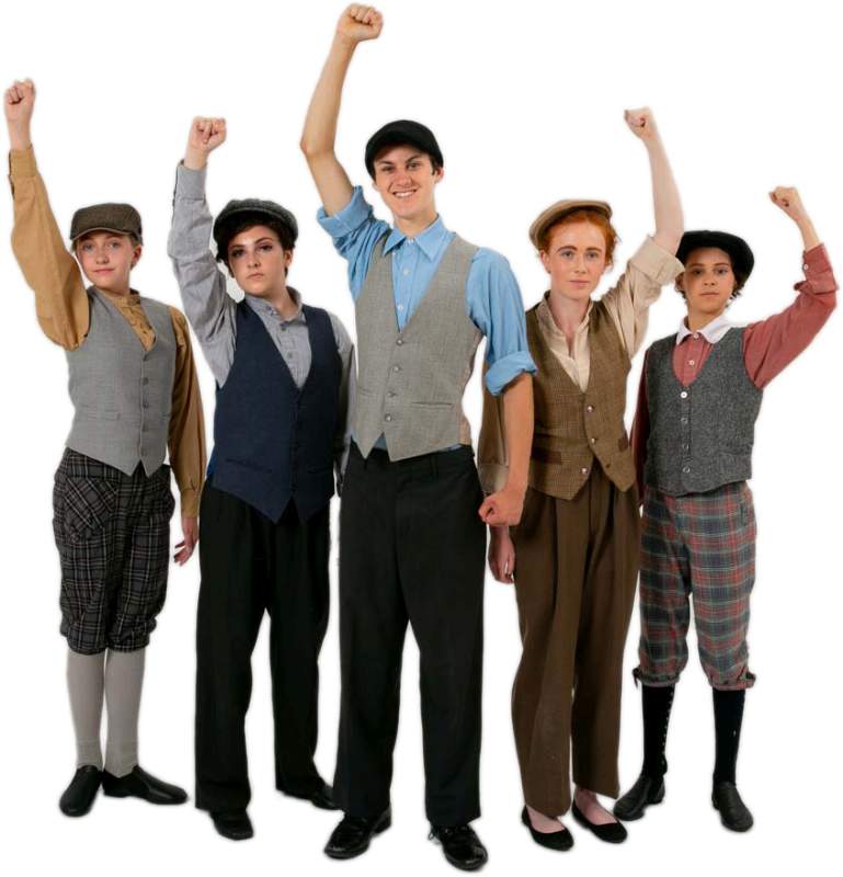 Newsies-Rental-Costumes Jack Kelly and the Newsies go on Strike