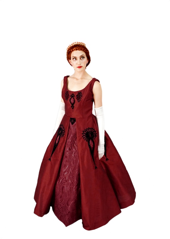 Rental Costumes for Anastasia the Musical - Anastasia Red Dress 1