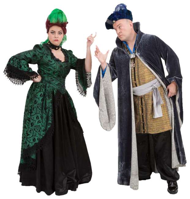 Rental Costumes for Cinderella Broadway Revival Step Mother & Sebastian