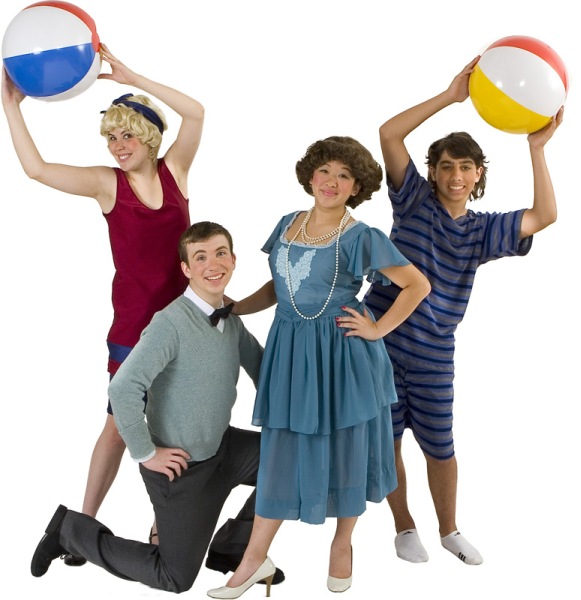 Rental Costumes for No, No, Nanette - Chorus in their bathing ensembles, Jimmy Smith, Sue Smith