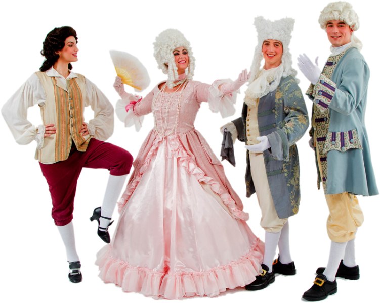 Rental Costumes for Phantom of the Opera , Andrew Lloyd Webber version - Christine, Carlotta, Piangi and Male Chorus Member in Il Muto costumes
