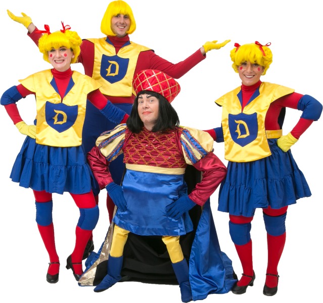 Rental Costumes for Shrek the Musical - Male and Female Dulocians and Lord Farquaad