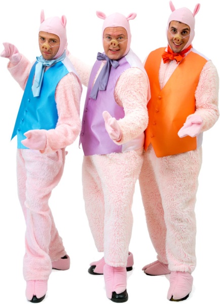 Rental Costumes for Shrek the Musical - Three Little Pigs