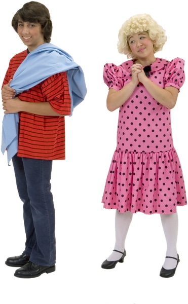 Rental Costumes for You're a Good Man, Charlie Brown - Linus with his blue blanket, Sally